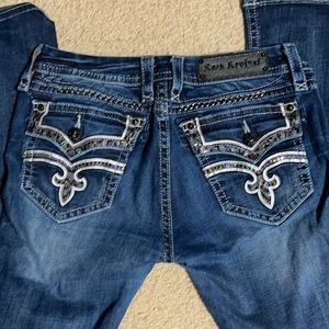 Rock revival jeans size 31 easy boot